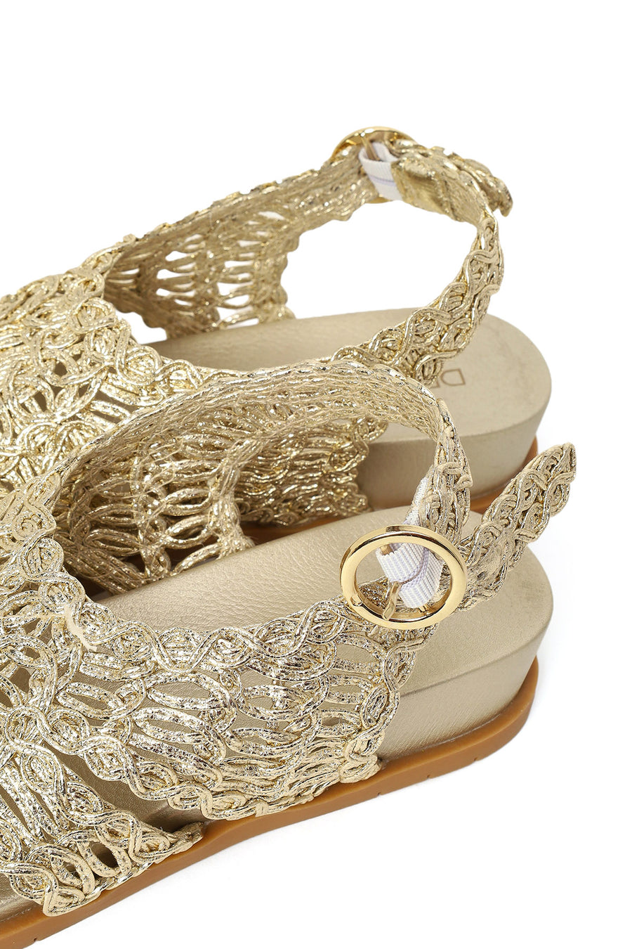 Woman Gold Metallic Sandal