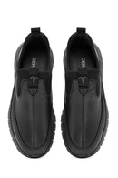Erkek Siyah Deri Comfort Loafer | Derimod
