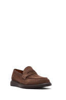 Men's Mink Suede Leather Loafer | Derimod