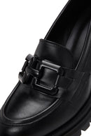 Kadın Deri Tokalı Loafer | Derimod
