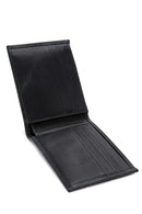 Men's Black Leather Wallet | Derimod