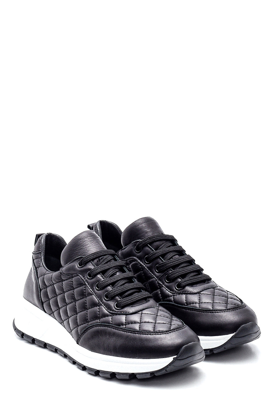 Kadın Deri Kapitone Sneaker