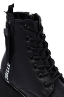 Women's Black Zippered Casual Boots | Derimod