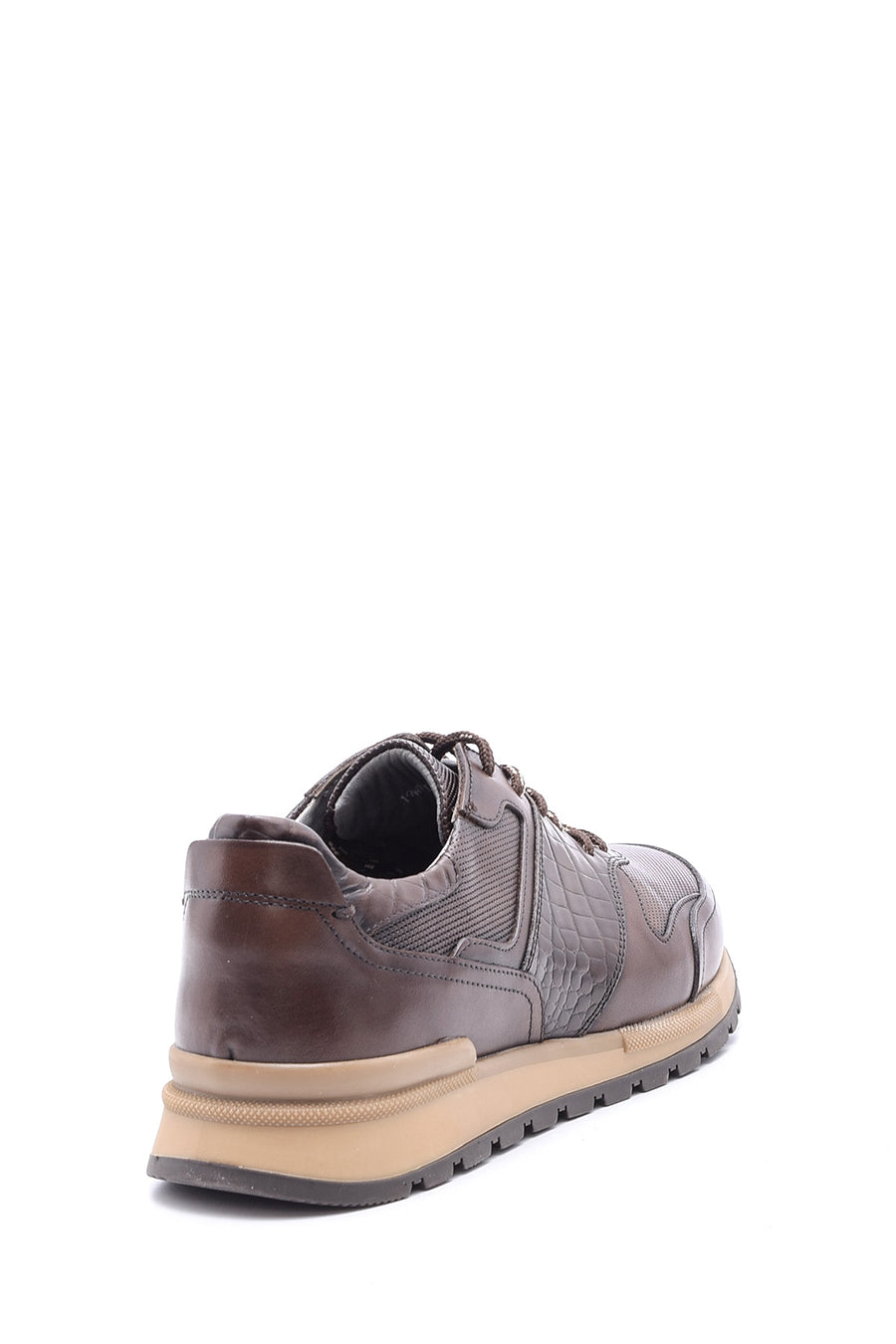 Men's Crocodile Detailed Leather Sneaker