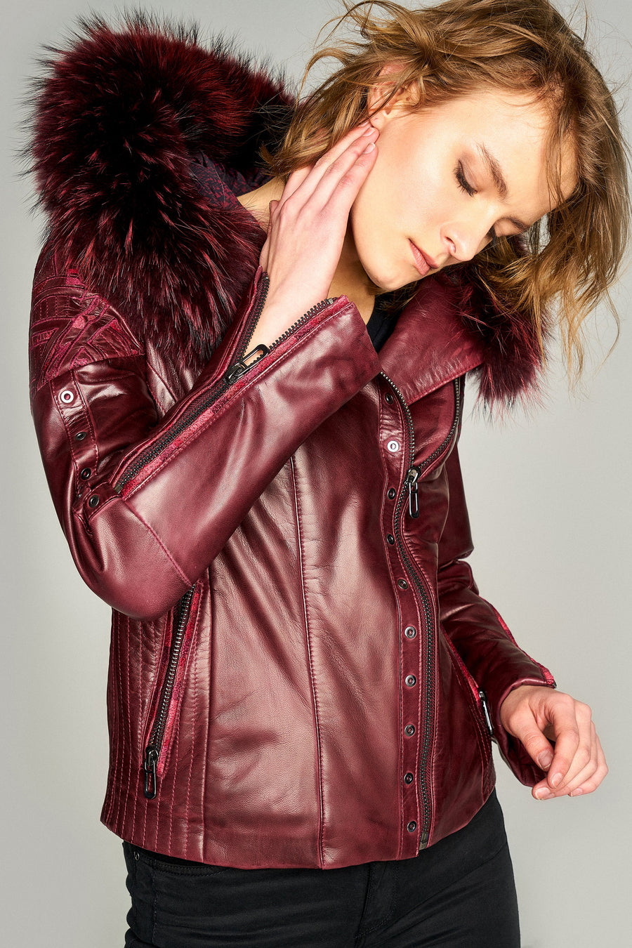 Dalida Women's Leather Jacket