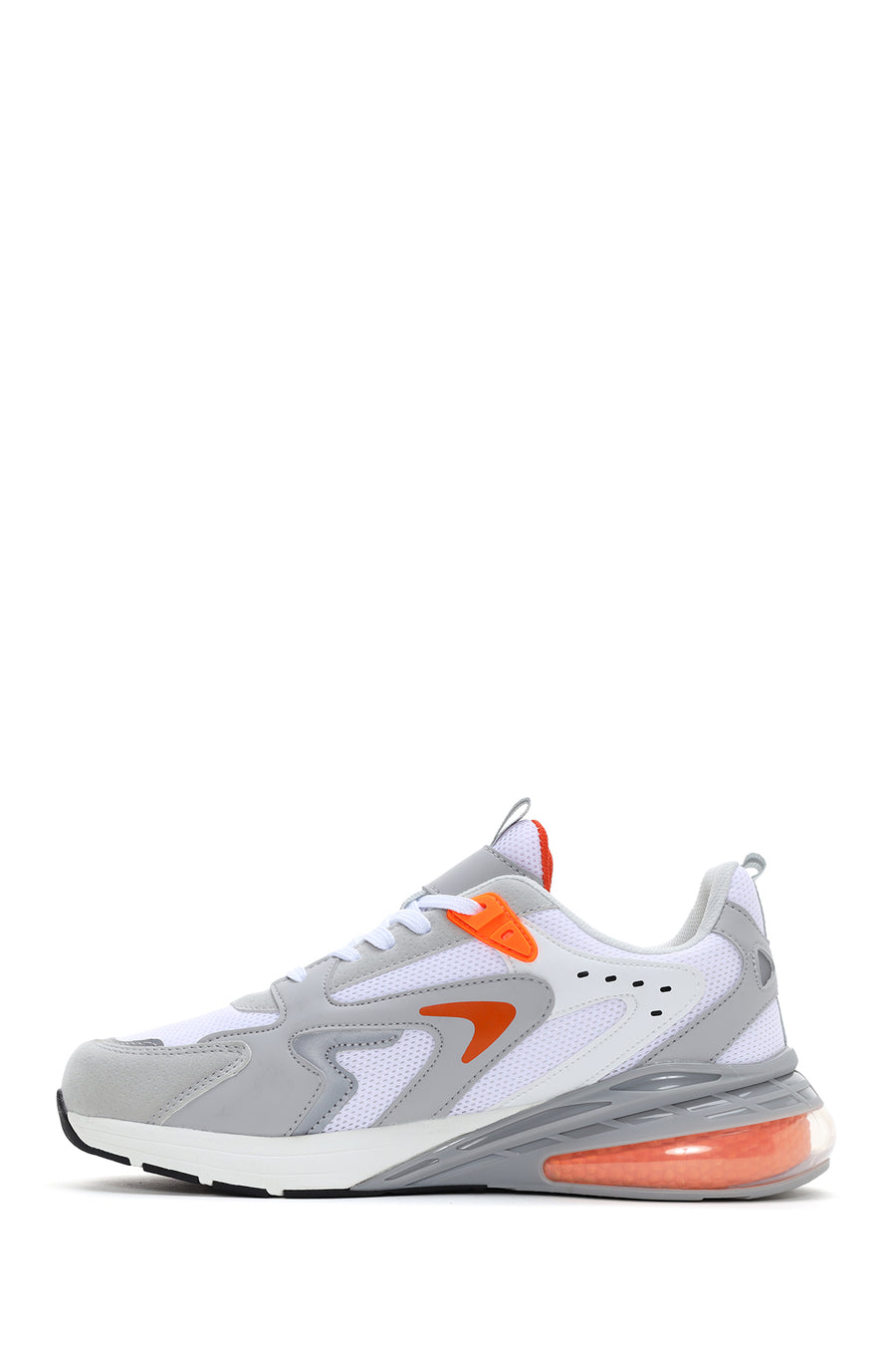 Men's White Suede Detailed Sneaker