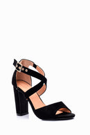Women's Suede Heeled Shoes | Derimod