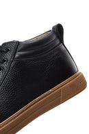 Erkek Siyah Deri Bilekli Sneaker Bot | Derimod