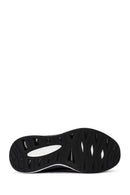 Erkek Siyah Bağcıklı Deri Sneaker | Derimod