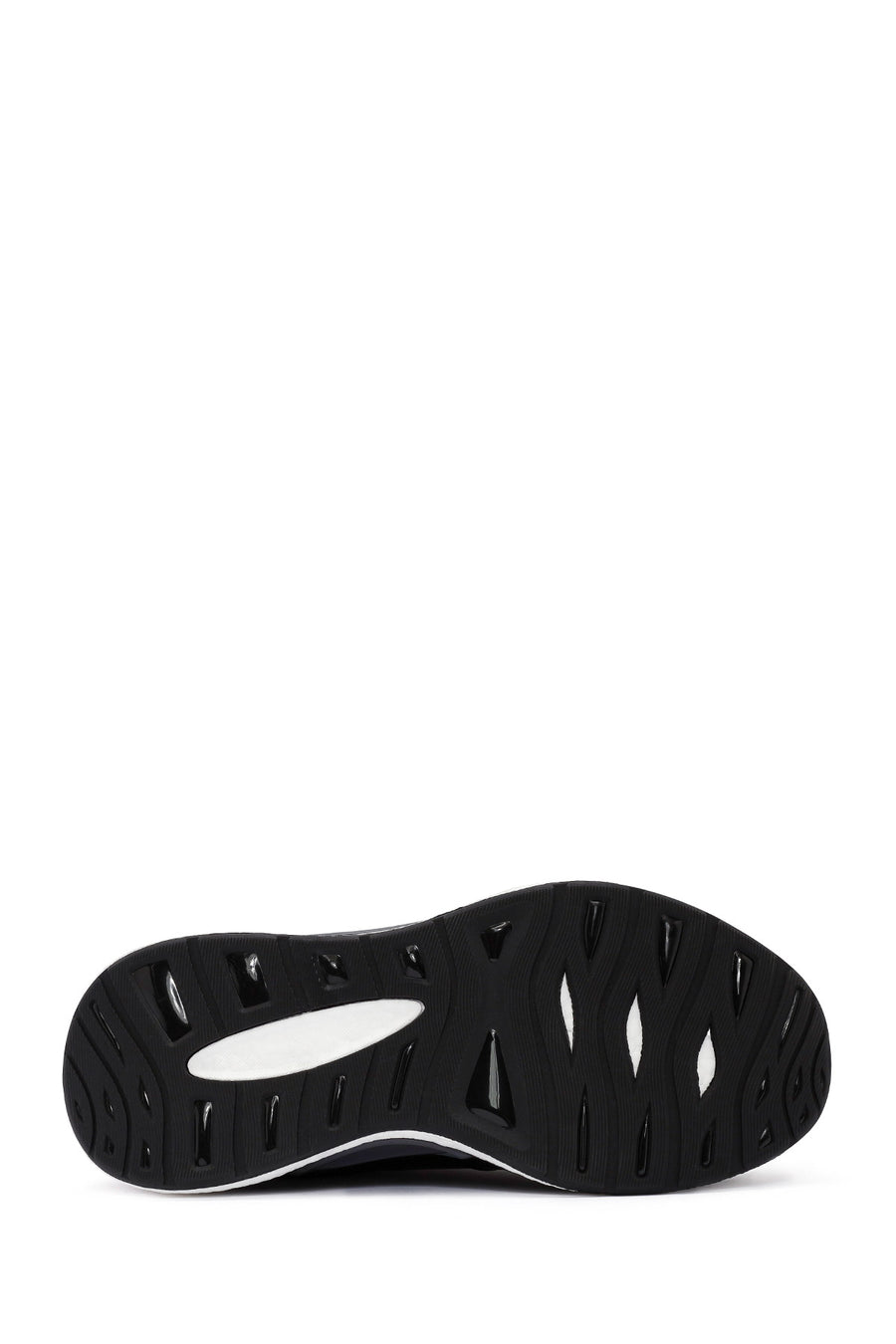 Erkek Siyah Bağcıklı Deri Sneaker