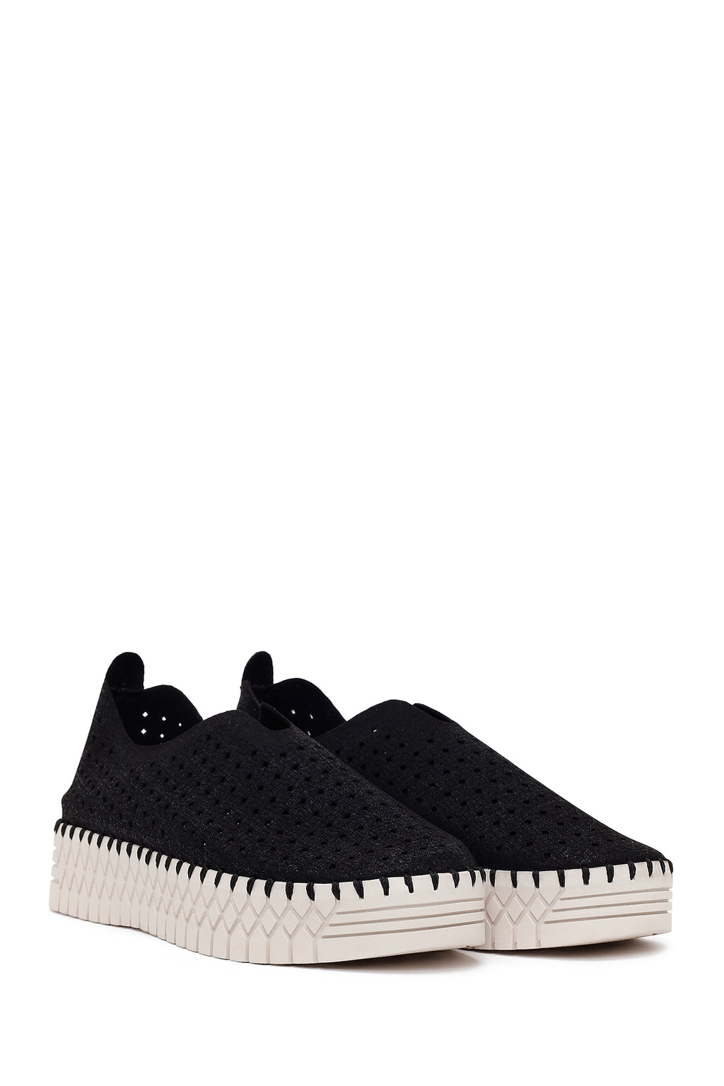 Kadın Siyah Bağcıklı Kalın Tabanlı Casual Ayakkabı