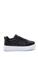 Kadın Siyah Kapitone Kalın Tabanlı Kapitone Sneaker | Derimod