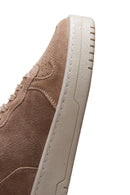 Kadın Bej Süet Deri Bilekli Sneaker | Derimod
