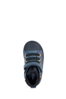 Geox Erkek Bebek Lacivert Gisli B Bantlı Deri Spor Sneaker | Derimod