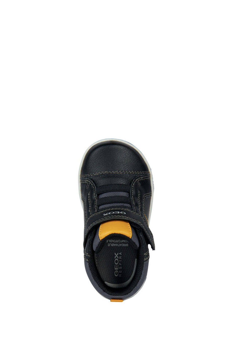 
Geox Baby Boy Black Strapped Leather Sneaker
