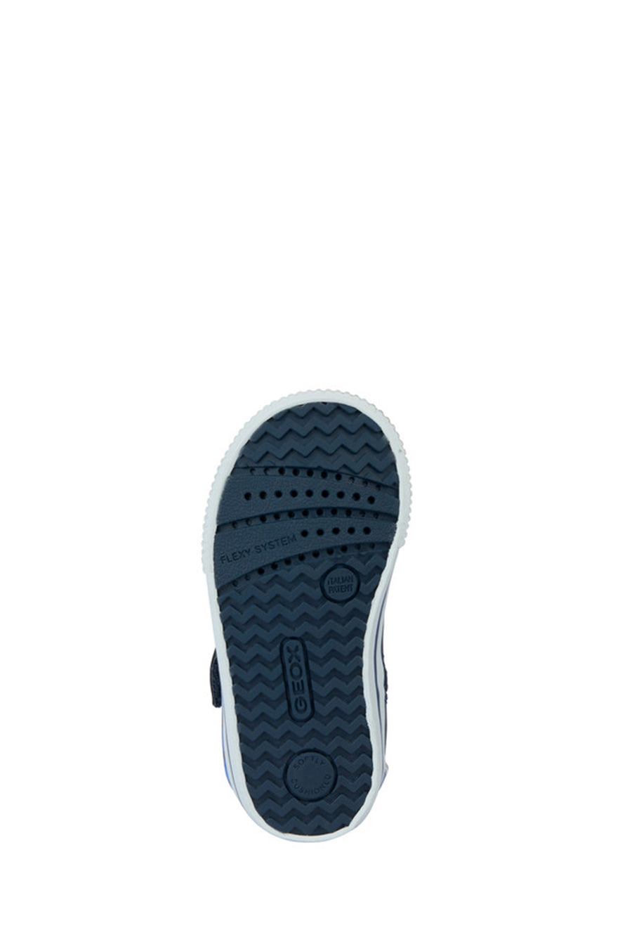 Geox Erkek Bebek Lacivert Spider Man Bantlı Desenli Deri Sneaker