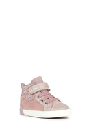 Geox Kız Bebek Pembe Kılwı Bantlı Süet Deri Sneaker | Derimod
