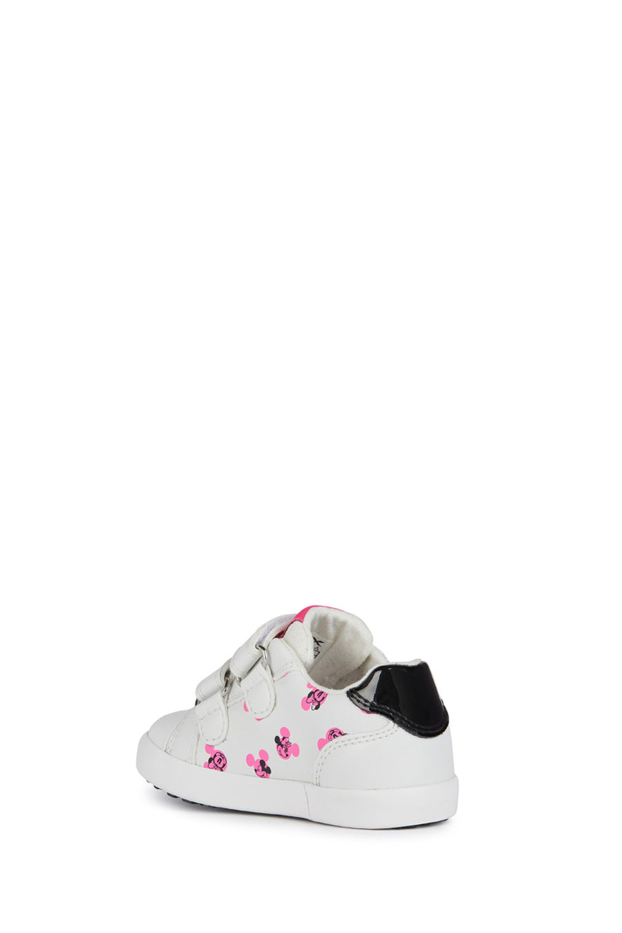 Geox Baby Girl White Kilwi Banded Fabric Sneakers