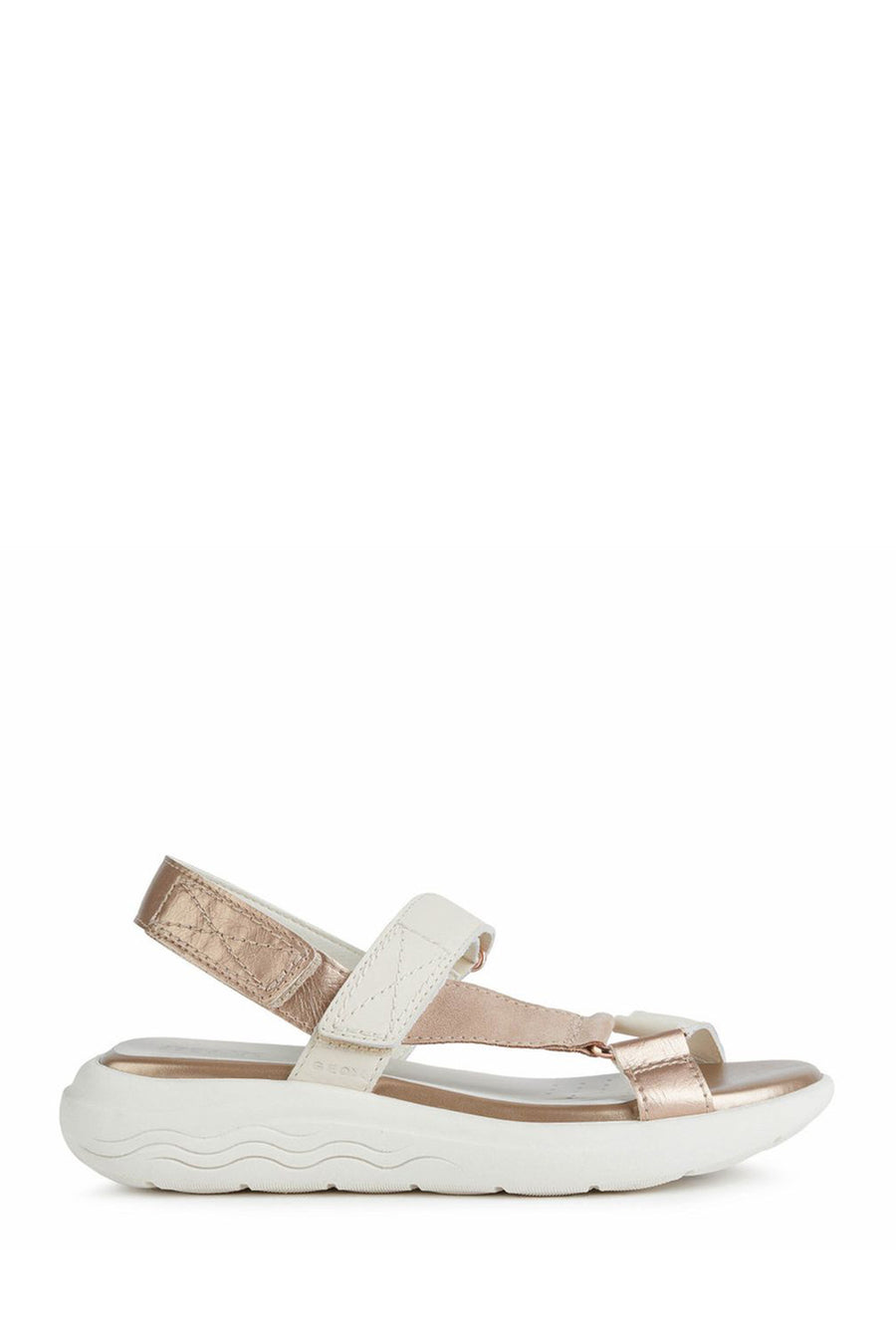 Geox Women's Cream D Spherica Ankle Strap Leather Sandals D25ADA08522C5K5Q | Derimod