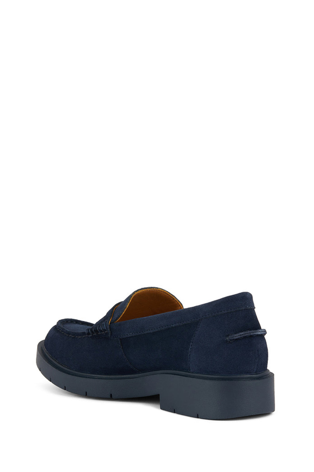 Geox Kadın Lacivert D Spherica Ec1 Süet Deri Maskülen Loafer