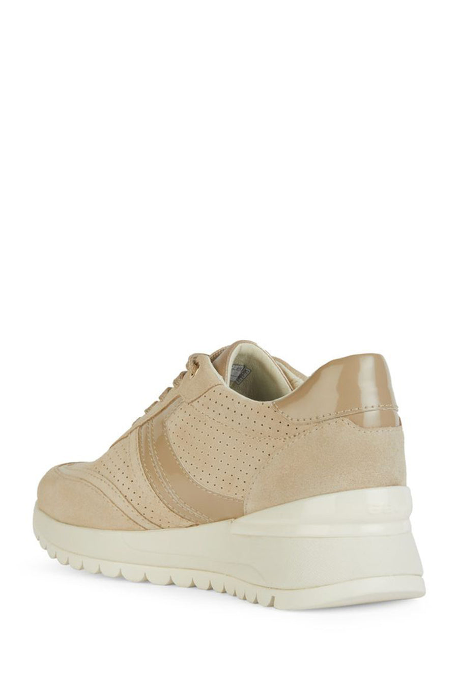 Geox Kadın Vizon Desya Bağcıklı Deri Sneaker