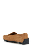 Geox Kadın Camel Kosmopolis + Grip Süet Deri Loafer | Derimod