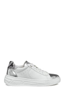 Geox Kadın Beyaz Bağcıklı Deri Sneaker | Derimod