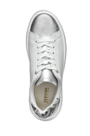 Geox Kadın Beyaz Bağcıklı Deri Sneaker | Derimod