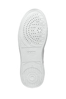 Geox Kadın Beyaz Bağcıklı Deri Sneaker | Derimod
