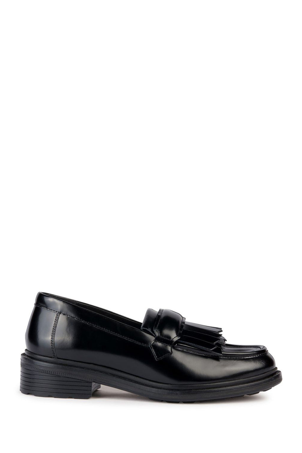 Geox Kadın Siyah Walk Pleasure Deri Maskülen Loafer