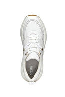 
Geox Women White Diamantha Lace-Up Thick Sole Leather Sneaker
 | Derimod