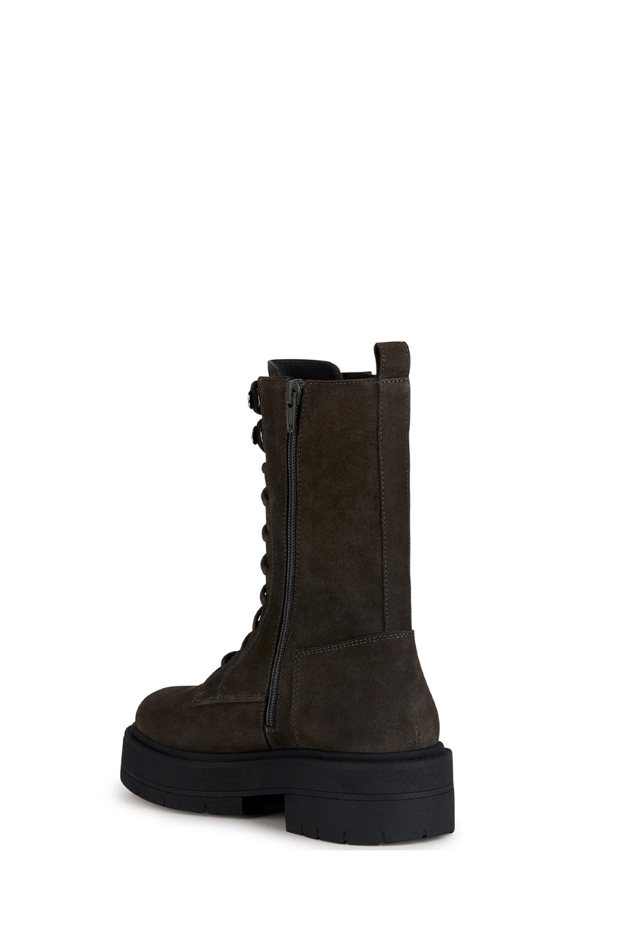 Geox Women's Anthracite Spherica Ec7 Suede Leather Boots
