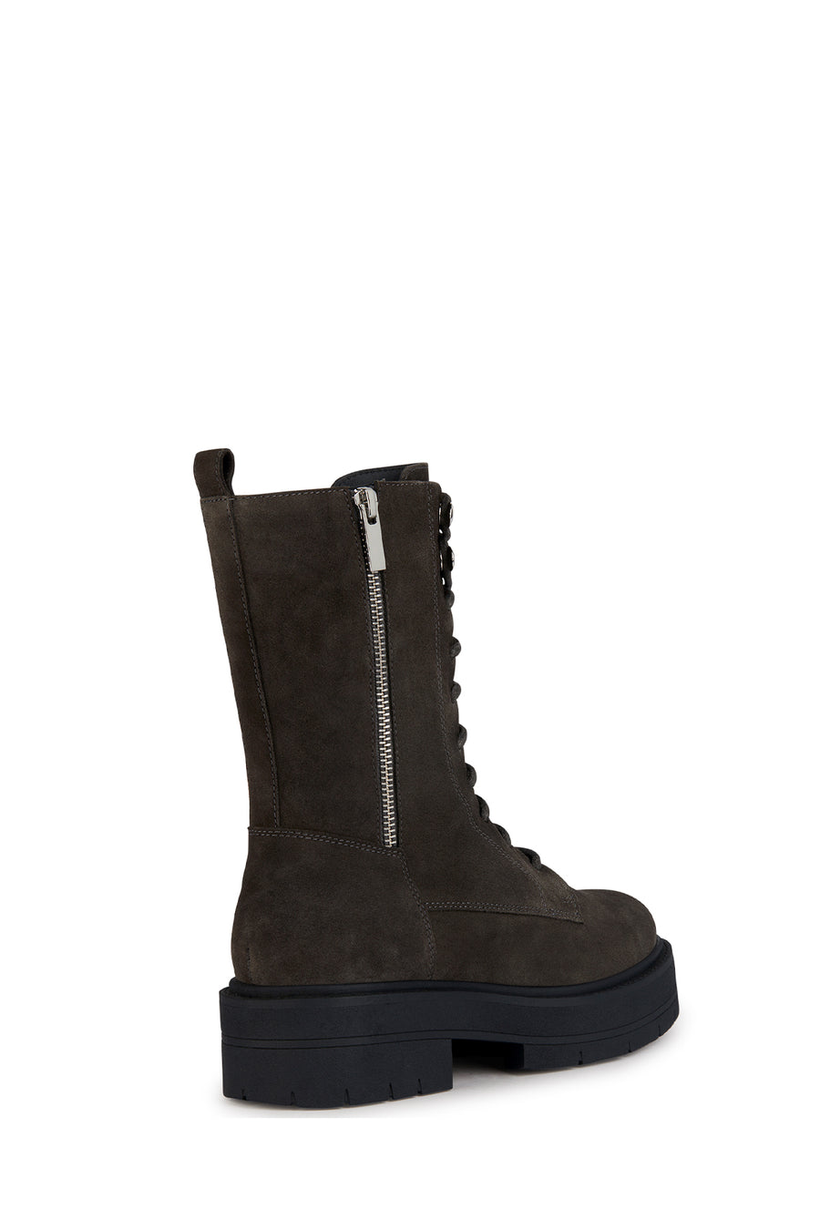 Geox Women's Anthracite Spherica Ec7 Suede Leather Boots