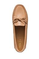 Geox Kadın Bej Deri Loafer | Derimod