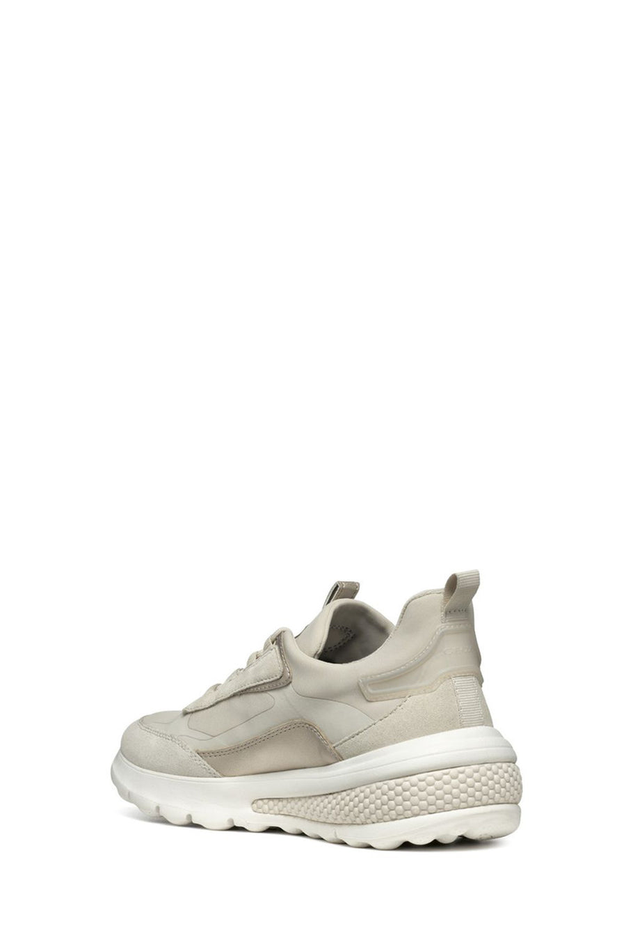 Geox Kadın Bej Spherica Bağcıklı Kumaş Sneaker