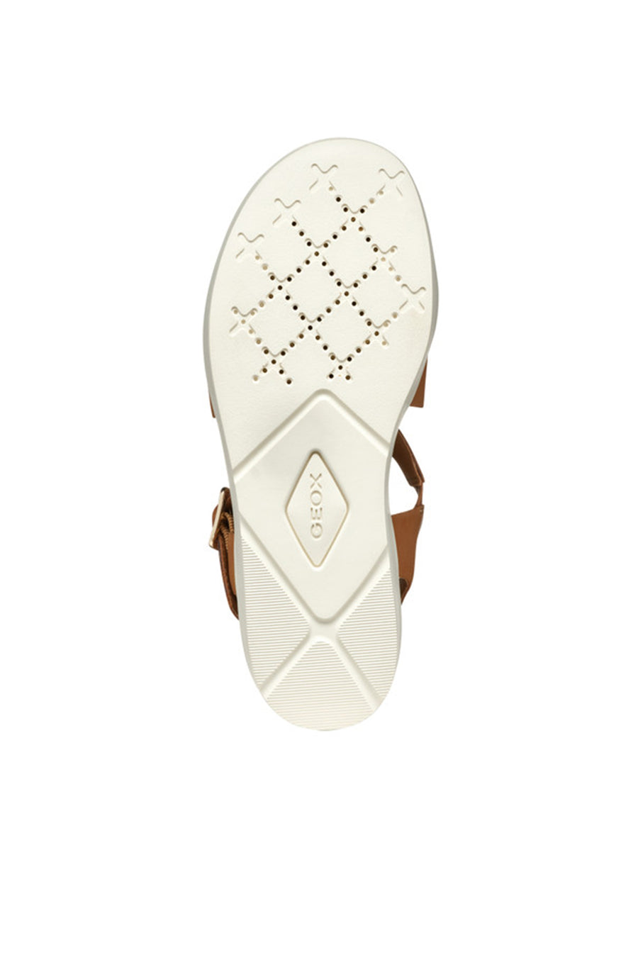 Geox Women Camel D Xand 2.2s Thick Sole Leather Sandals
