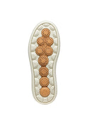 Geox Women Beige Spherica Ecub-2 Thick Soled Leather Sneaker | Derimod