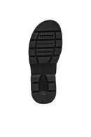 Geox Women Black D Adacter S Thick Sole Leather Slippers | Derimod