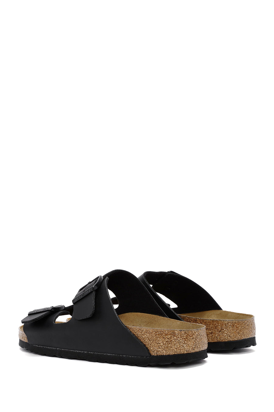 Birkenstock Erkek Siyah Çift Tokalı Arizona Bf Düz Terlik