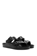 Birkenstock Men's Black Double Buckle Arizona Eva Slippers | Derimod