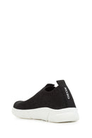 Geox Girl Black J Aril G. E - Shiny Knitt. Text Fabric Sneaker | Derimod