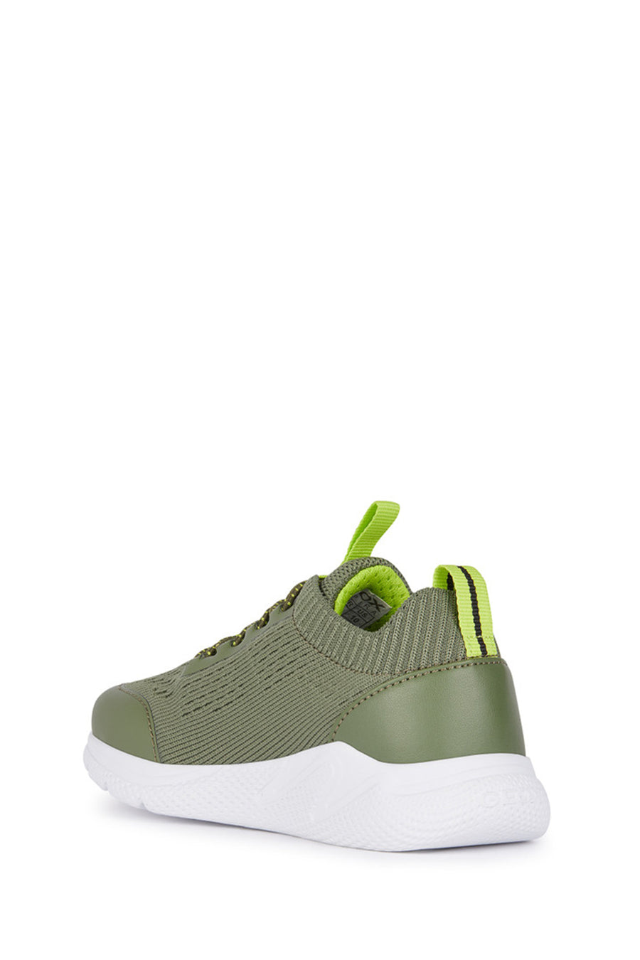 Geox Boy Green Sprint Fabric Sneakers