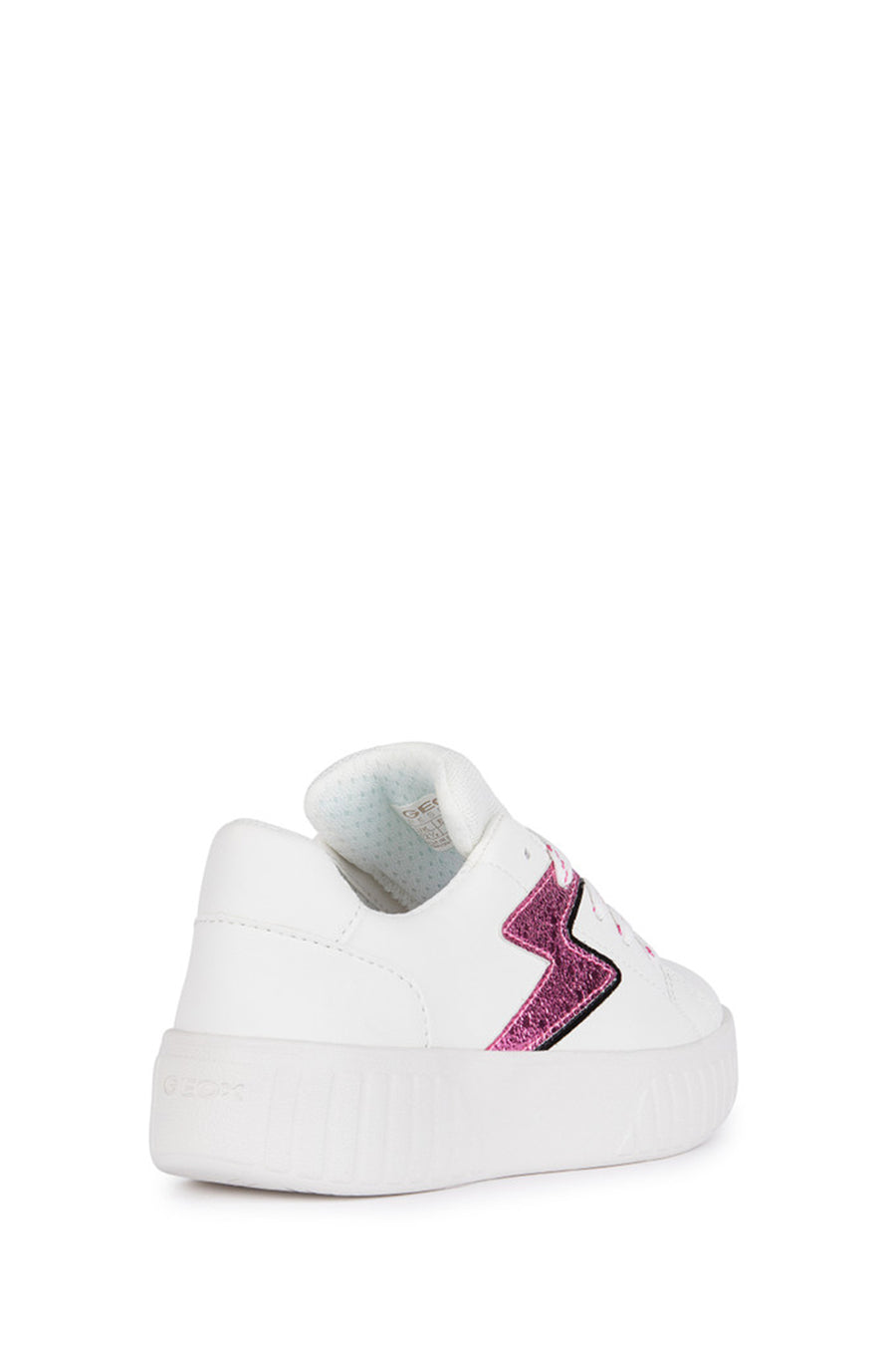 Geox Kız Çocuk Beyaz Mikiroshi Bantlı Deri Sneaker