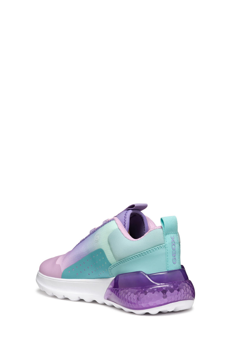 Geox Girls Multicolored Activart Illuminus Junior Sneaker