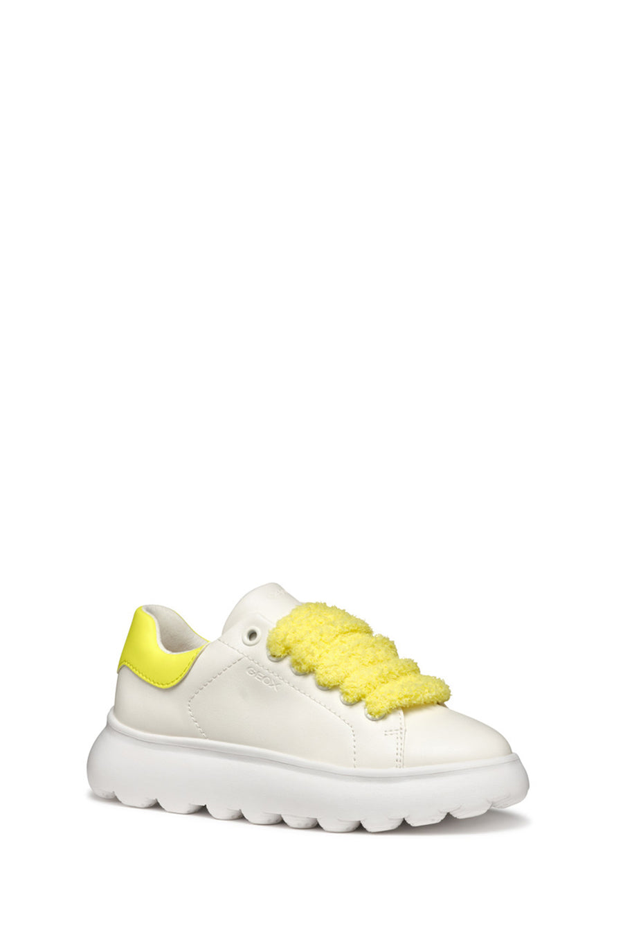 Geox Girls White Puffypop Sneakers