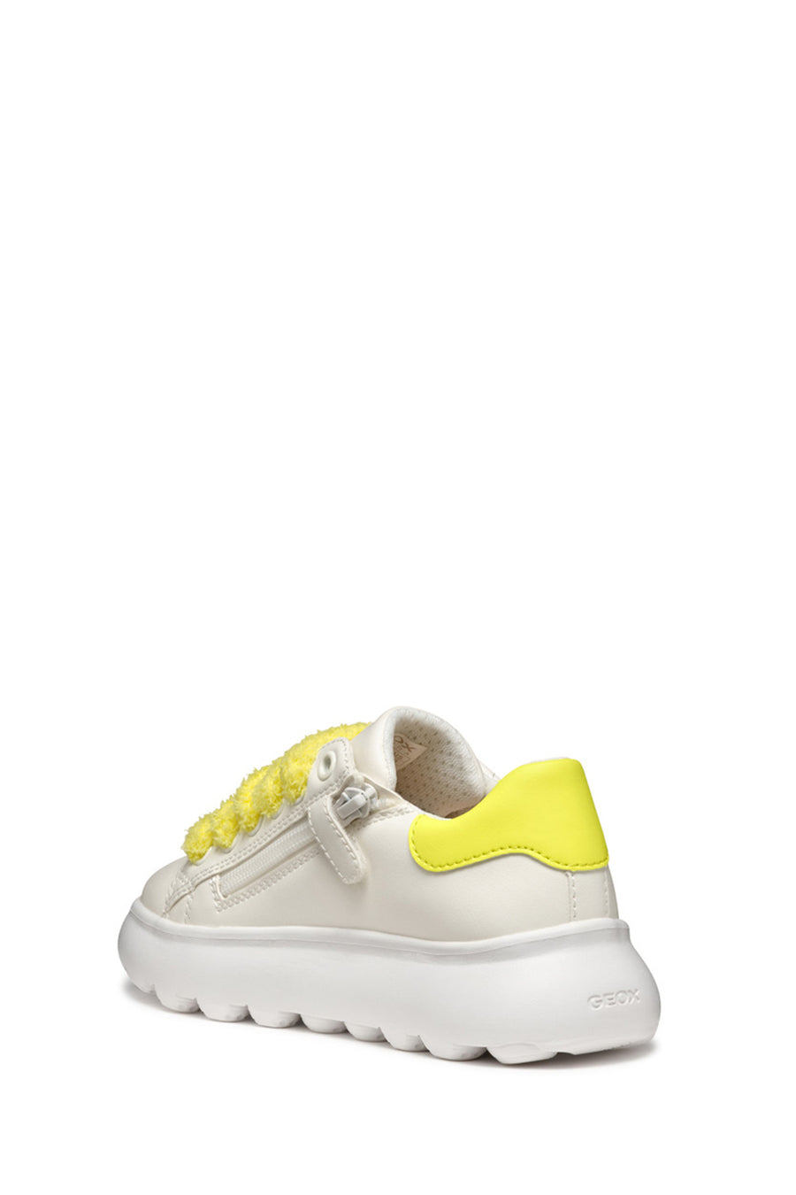 Geox Girls White Puffypop Sneakers