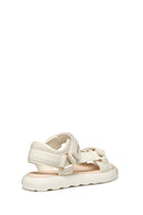 Geox Girls Beige Puffypop Sandals | Derimod