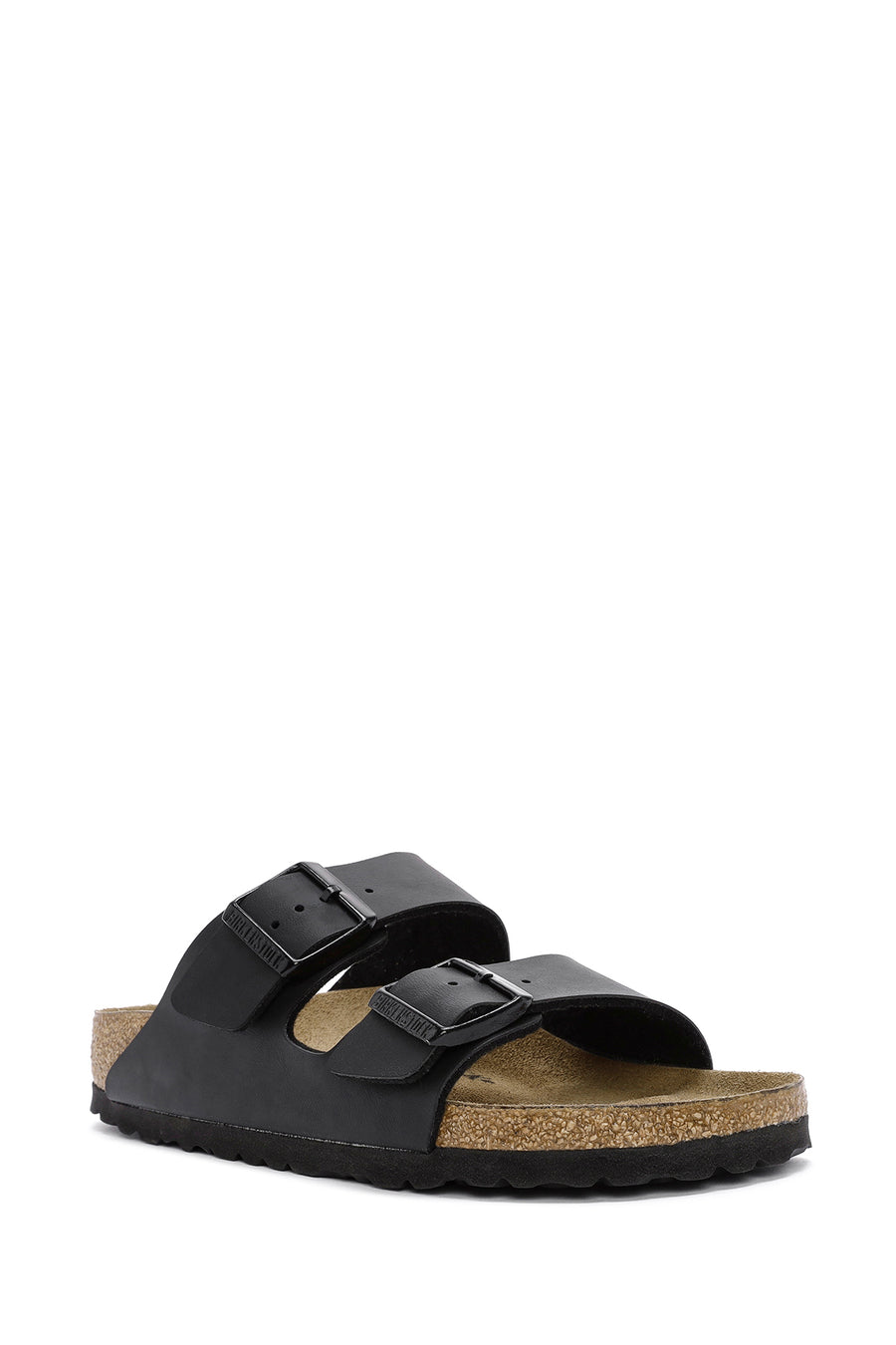 Birkenstock Kadın Siyah Çift Tokalı Arizona Bf Düz Terlik