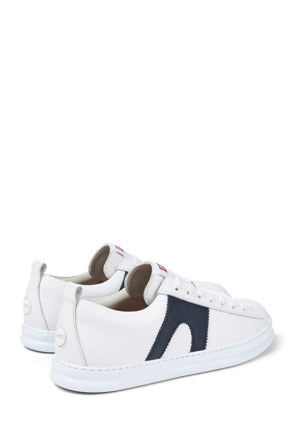 Camper Erkek Beyaz Runner Bağcıklı Deri Sneaker