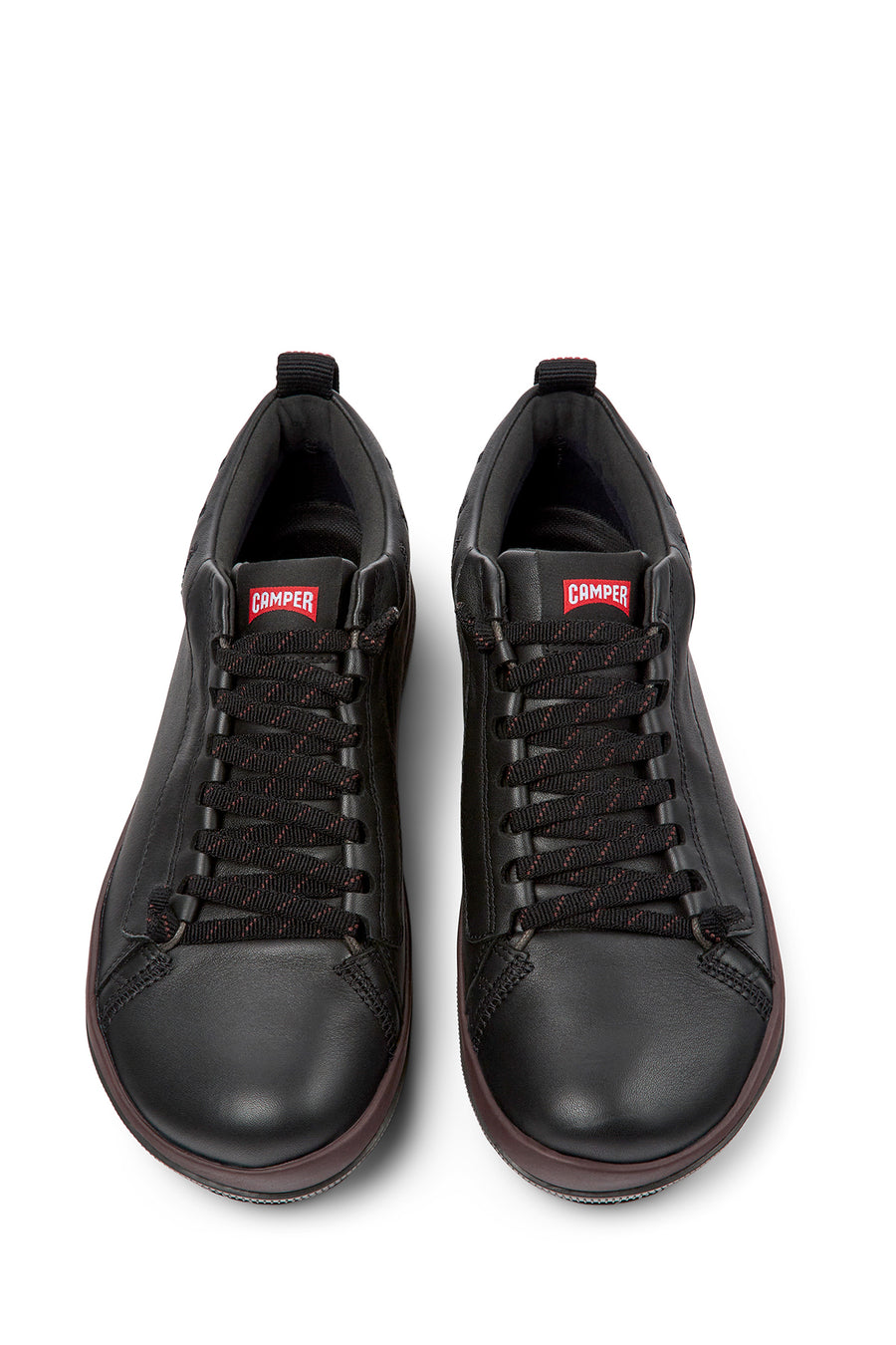 Camper Men's Black Peu Pista Gm Nubuck Leather Sneaker